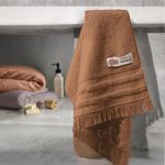Juego-de-toallas-ALTENBURG-linea-naturall-color-marron-baño-70x140cm-50x80cm