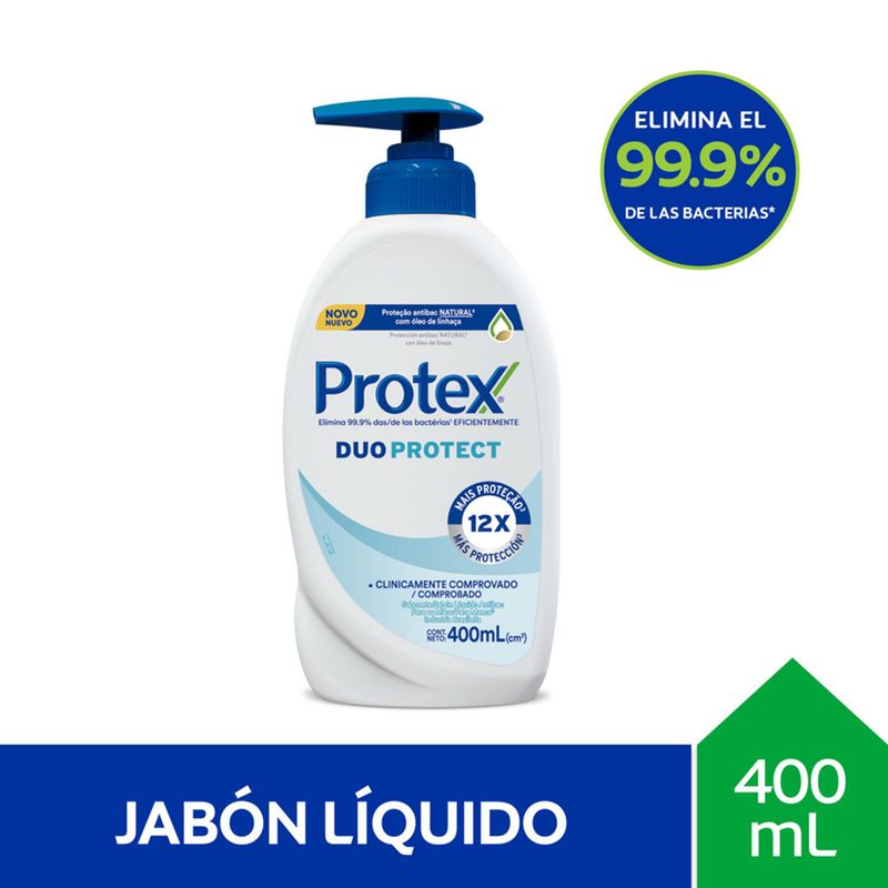 Jabon-liquido-manos-PROTEX-Duo-Proyect-Pump-400-ml