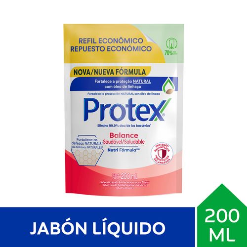 Jabón líquido PROTEX Refill Balance 200 ml