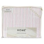 Juego-de-Sabanas-HOME-King-Size-estampado-lineas-rosa