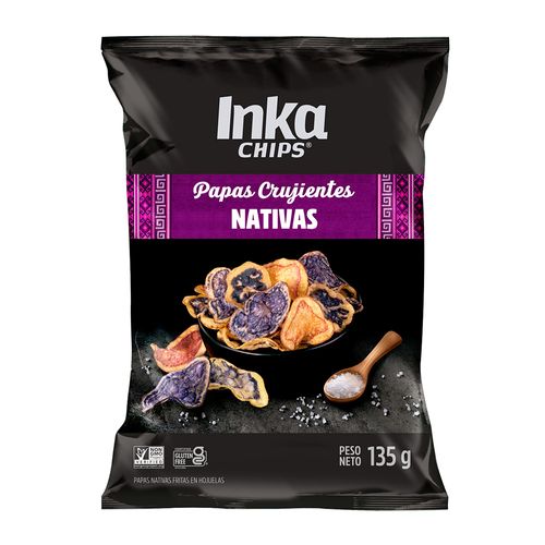 Papas con sal de Mar Nativas INKA CHIPS 135 g