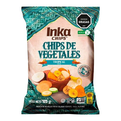 Chips de Vegetales Tropical INKA CHIPS 125 g