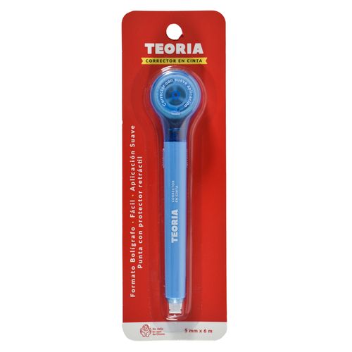 Corrector en cinta TEORÍA + 5 mm tipo lápiz