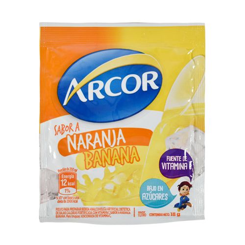 Refresco ARCOR naranja banana 20 g