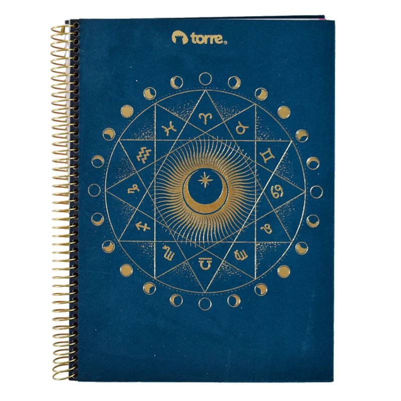 Cuadernola-TORRE-Velvet-con-espiral-dorado-120-hojas-7-mm