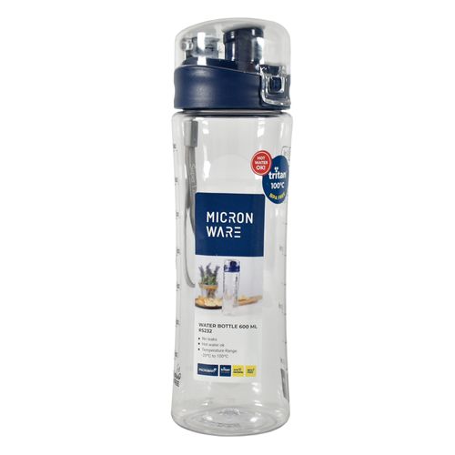 Botella En Tritan 600 ml Super Lock azul