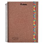 Cuadernola-TORRE-Glam-tapa-brillante-con-espiral-120-hojas