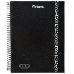 Cuadernola-TORRE-Glam-tapa-brillante-con-espiral-120-hojas