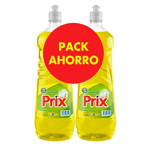Pack Detergente lavavajilla Prix 1,25 L