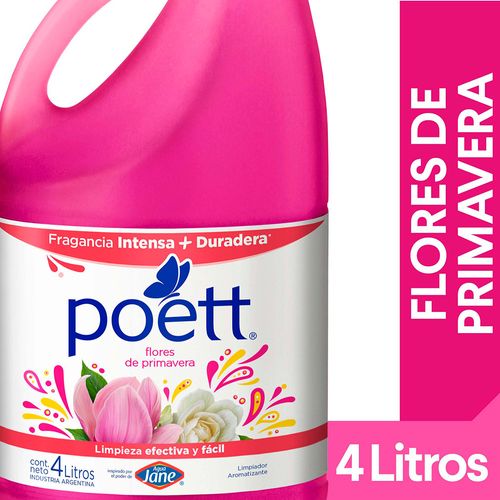 Limpiador liquido POETT primavera 4 L