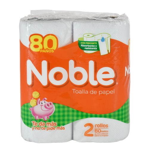 Toalla de papel NOBLE 40 paños 2 unidades