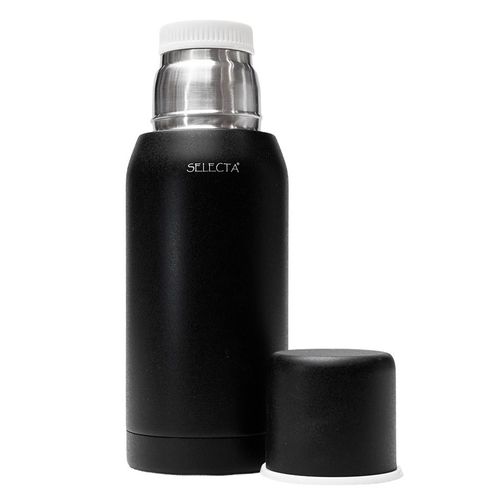 Termo 750 ml acero inoxidable doble pared Negro AQUA