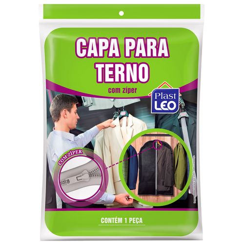 Porta traje pvc con cierre 58x96 cm