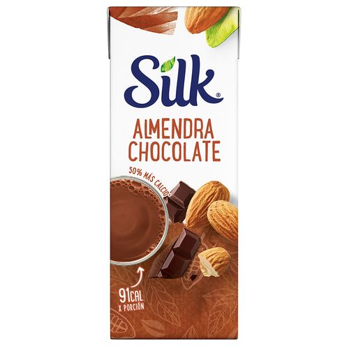 Bebida almendra chocolate Silk 190 ml