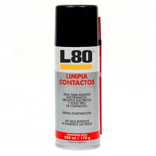 Lubricante L80 spray limpia contactos 170 g 240 ml