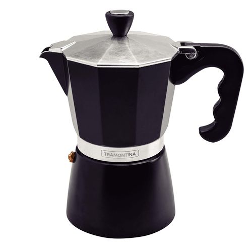 Cafetera Espresso Italiana 320 ml TRAMONTINA Negro