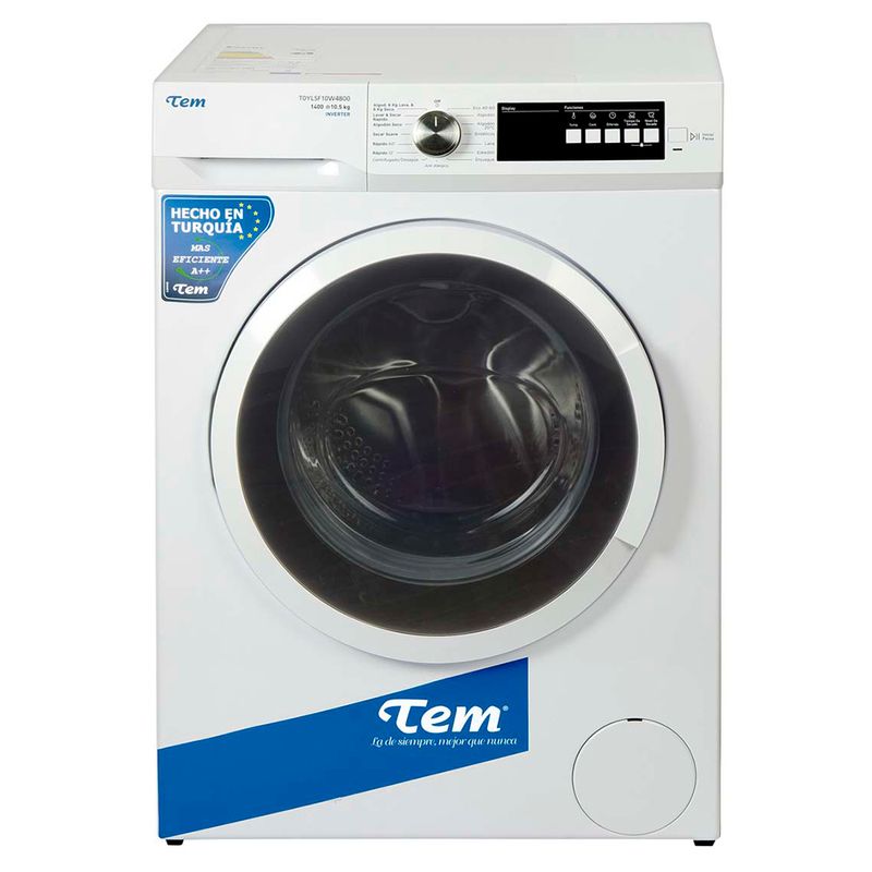 Lavasecarropas-TEM-inverter-Mod.T0YLSF10W4800-105-K