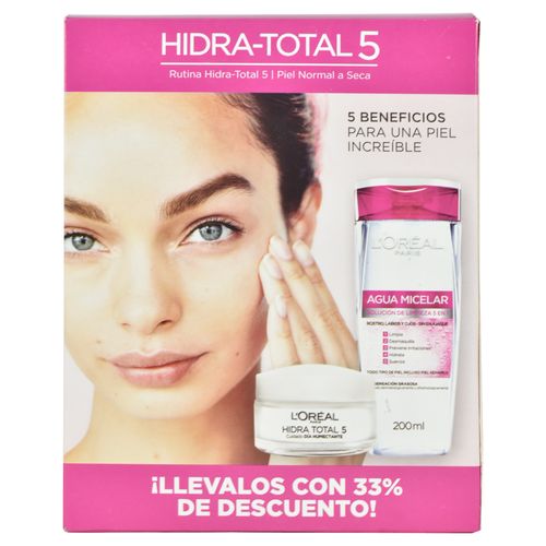 Pack crema LOREAL Ht5 Renueva + Agua micelar