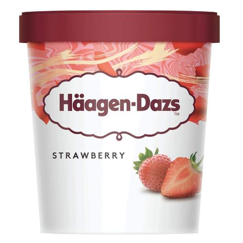 Helado HÄAGEN-DAZS frutilla vaso 100 ml