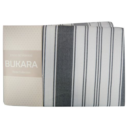 Juego de Sábanas 2 Plazas Bukara Estampada