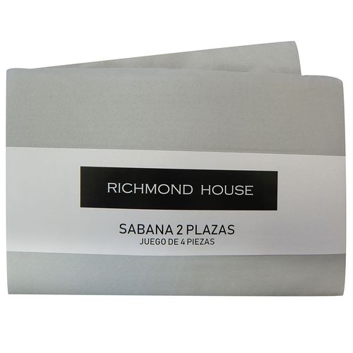 Juego de Sábanas Queen Size Richmond Lisa-Gris