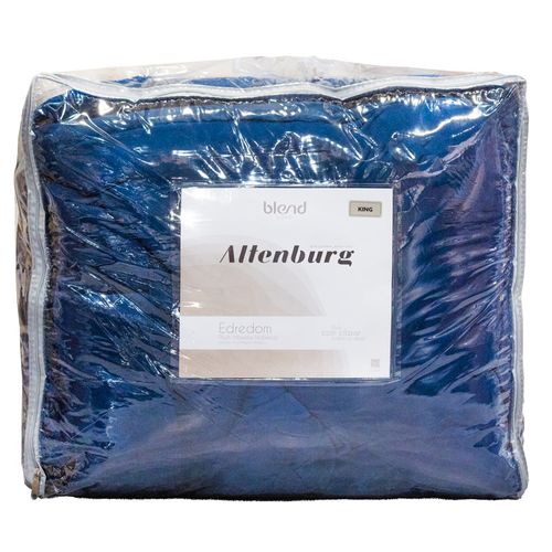 Acolchado S.King Size BLEND Luxo Velvet 280x260 cm azul