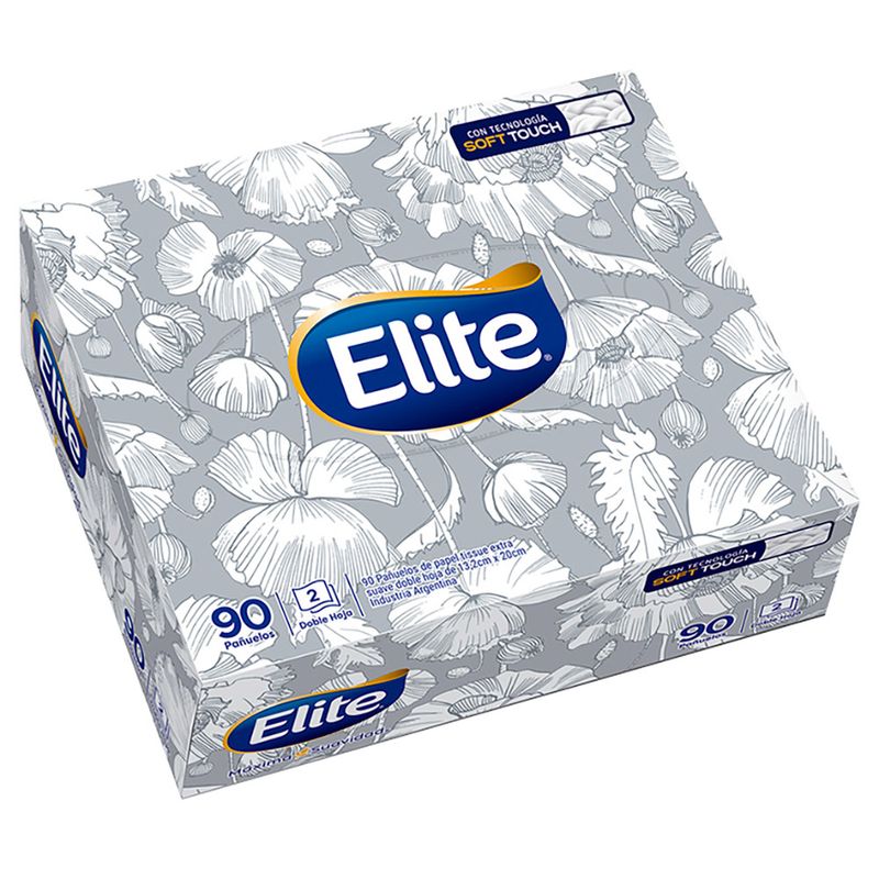 Pañuelos-facial-ELITE-box-90-unidades
