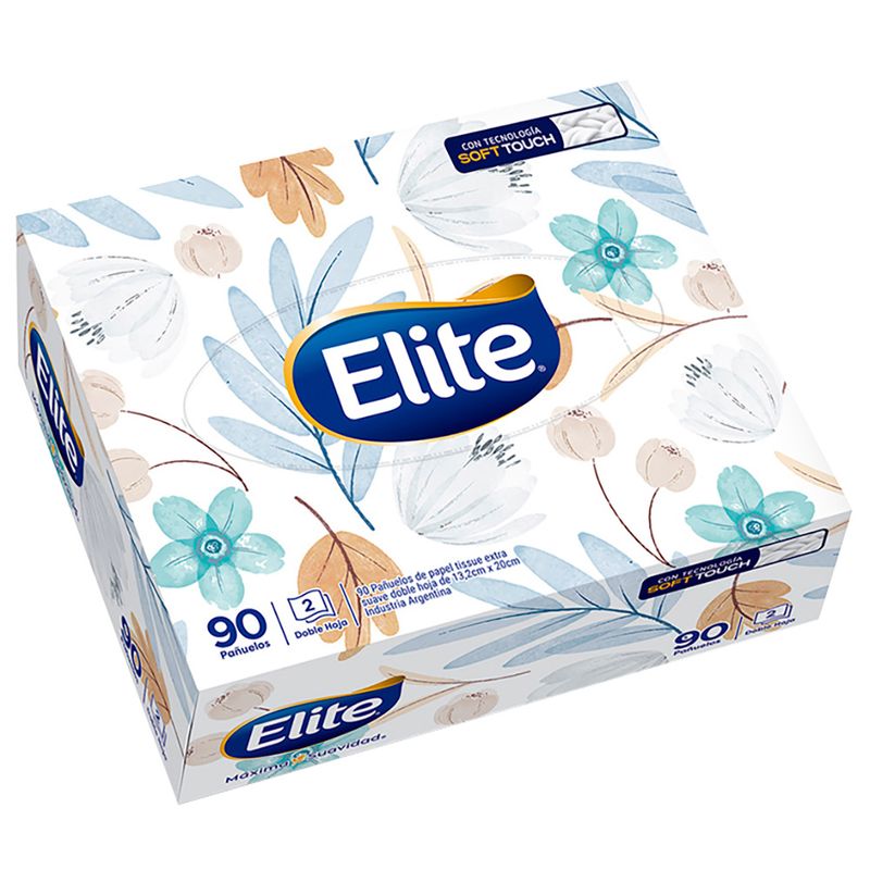 Pañuelos-facial-ELITE-box-90-unidades
