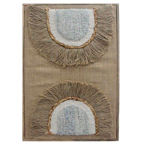 Cuadro de tapiz con marco de madera 40x60 cm