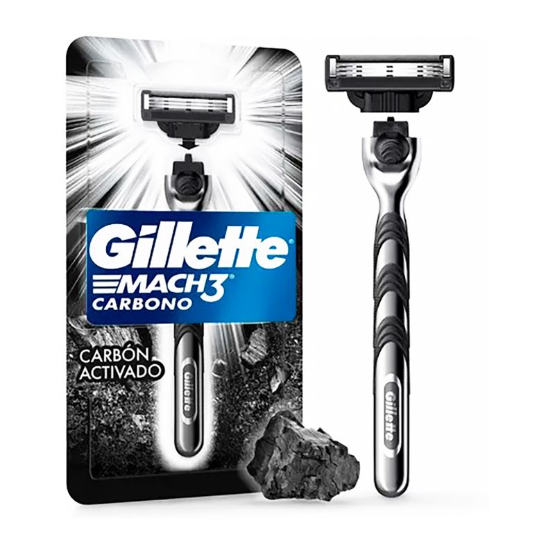 Maquina-GILLETTE-Mach-3-Razor-Carbon
