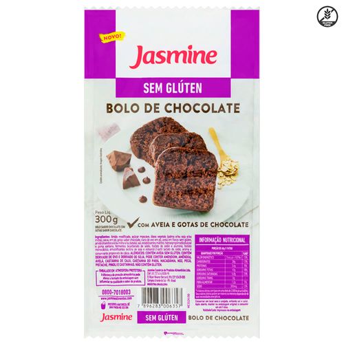 Budín de chocolate JASMINE sin gluten 350 g