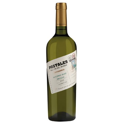 Sauvignon Blanc Semillón POSTALES DEL FIN DEL MUNDO Blanco 750 cc