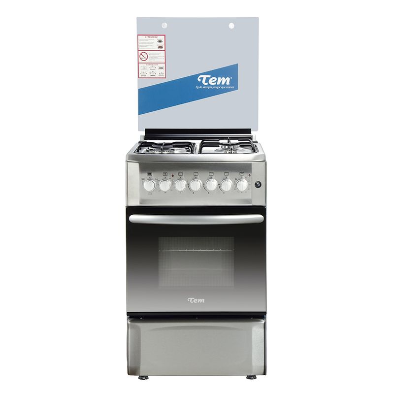 Cocina-TEM-Mod.Maia-combinada-silver-horno-electrico