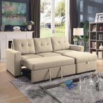 Sofa-cama-2-plazas-beige-con-cheslon