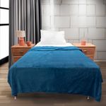 Manta-HOME-coral-Fleece-1-plaza-azul-oscuro-150x220-cm