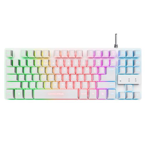 Teclado Gaming TRUST Thado GXT833 iluminación tkl blanco