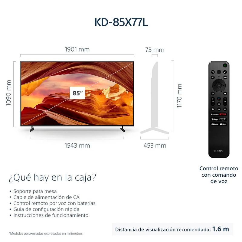 Smart-TV-4K-85--SONY-Kd-85X77L