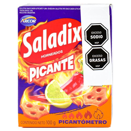 Galletita Snack SALADIX Horneado Picante 100 g