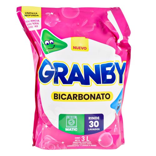 Detergente líquido GRANBY Rosas 3 L