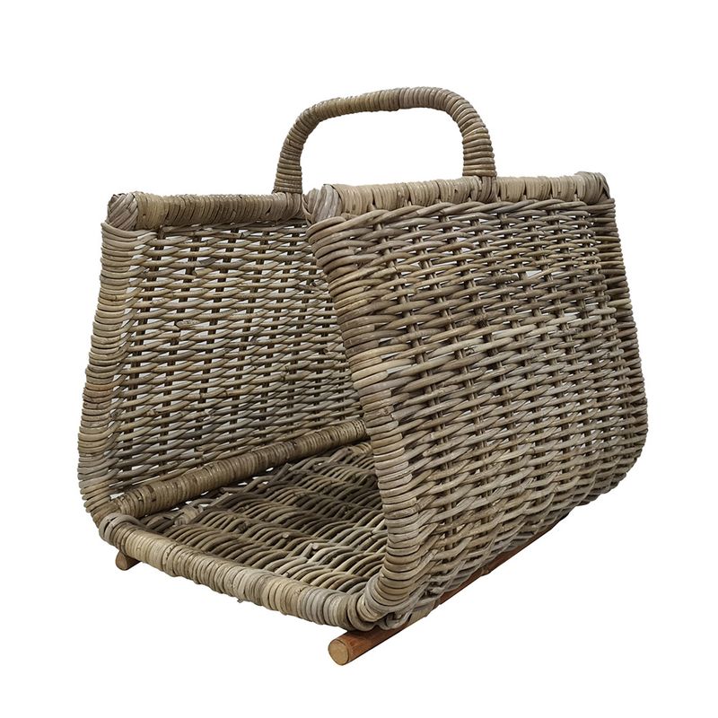 Leñero-con-asa-en-Ratan-50x37-39-cm-Gris