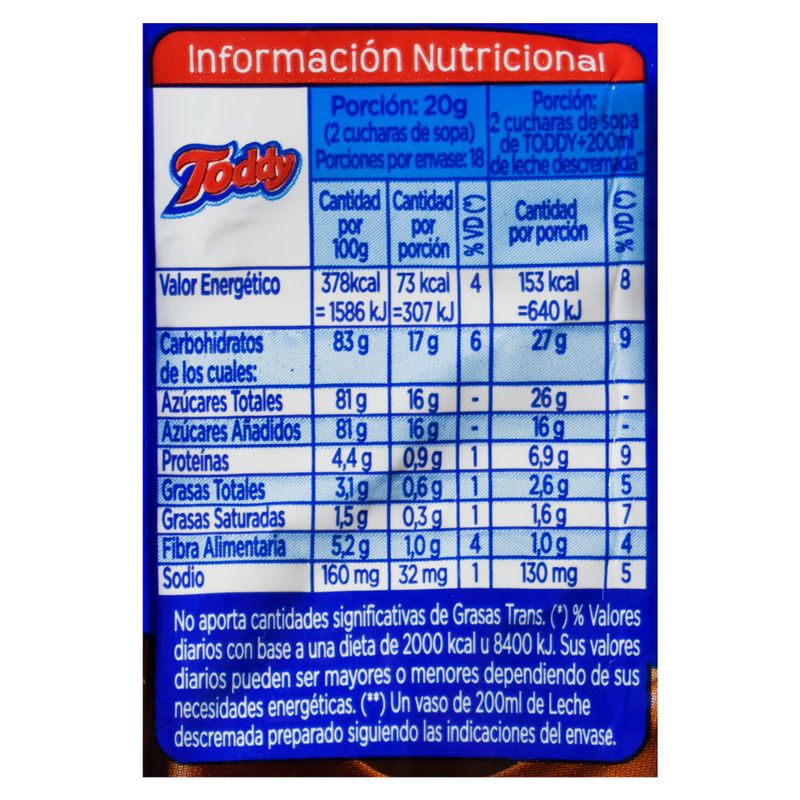 Achocolatado-TODDY-Cacao-Original-360-g