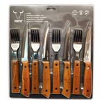 Set-x8-Cuchillos-y-Tenedores-Acero-Inoxidable-Mango-Madera