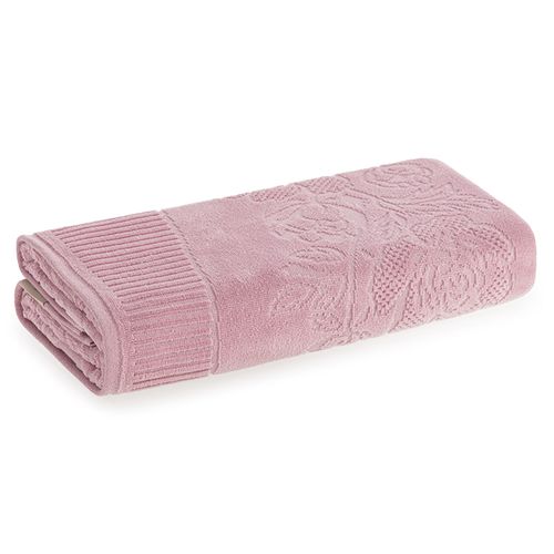 Toalla de Baño 66x140 cm Línea Grace color rosa