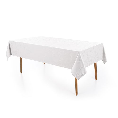 Mantel Rectangular 180x320 cm Línea Verissimo color blanco