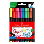 Marcadores-FABER-CASTELL-Supersoft-10-un.-Punta-Pincel