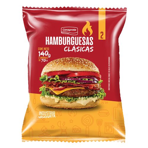 Hamburguesas CONAPROLE x 2 un. 140 g