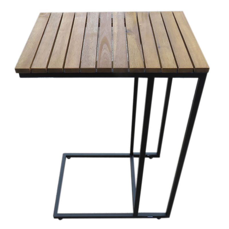 Mesa-Auxiliar-de-Jardin-en-Madera-y-Metal