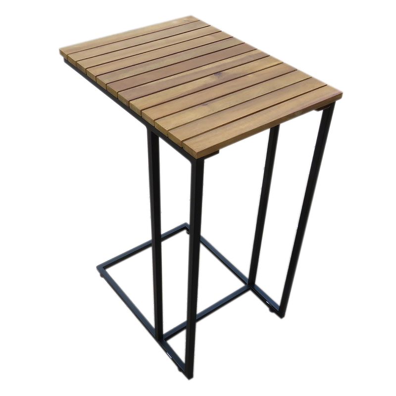 Mesa-Auxiliar-de-Jardin-en-Madera-y-Metal