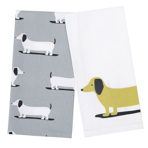 Set x 2 Repasadores 40x60 cm Estampado Perro