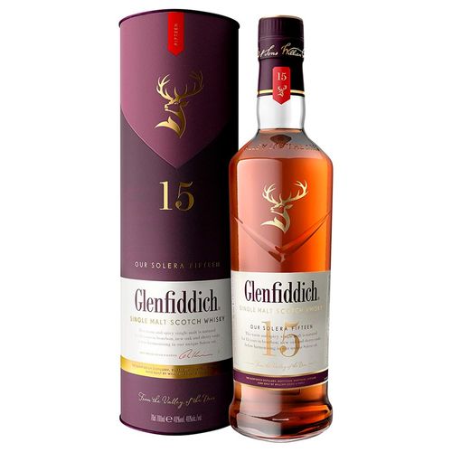 Whisky Escocés GLENFIDDICH 15 años 700 ml